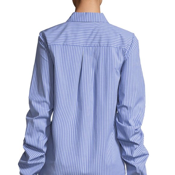 Vince Camuto NEW Button-Front Long Sleeves Blouse Top Shirt Cotton NWT Women's L - Picture 3 of 8